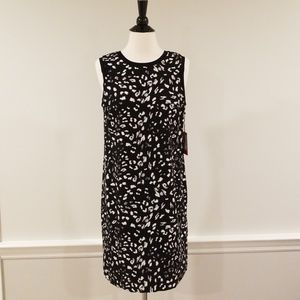 NWT Vince Camuto black print dress